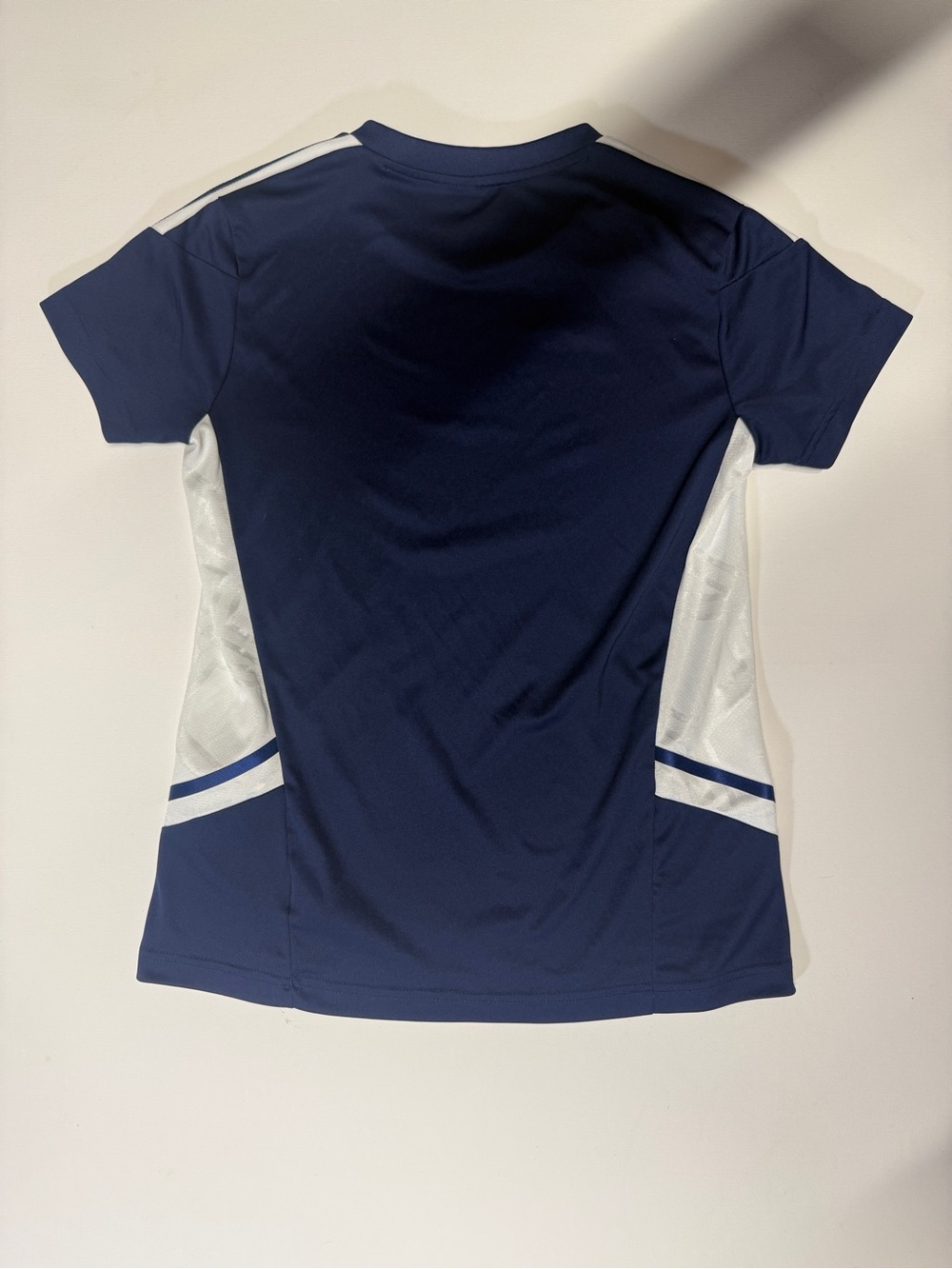adidas Navy and White Performance Soccer Jersey Woman’s Size S - Picture 7 of 8